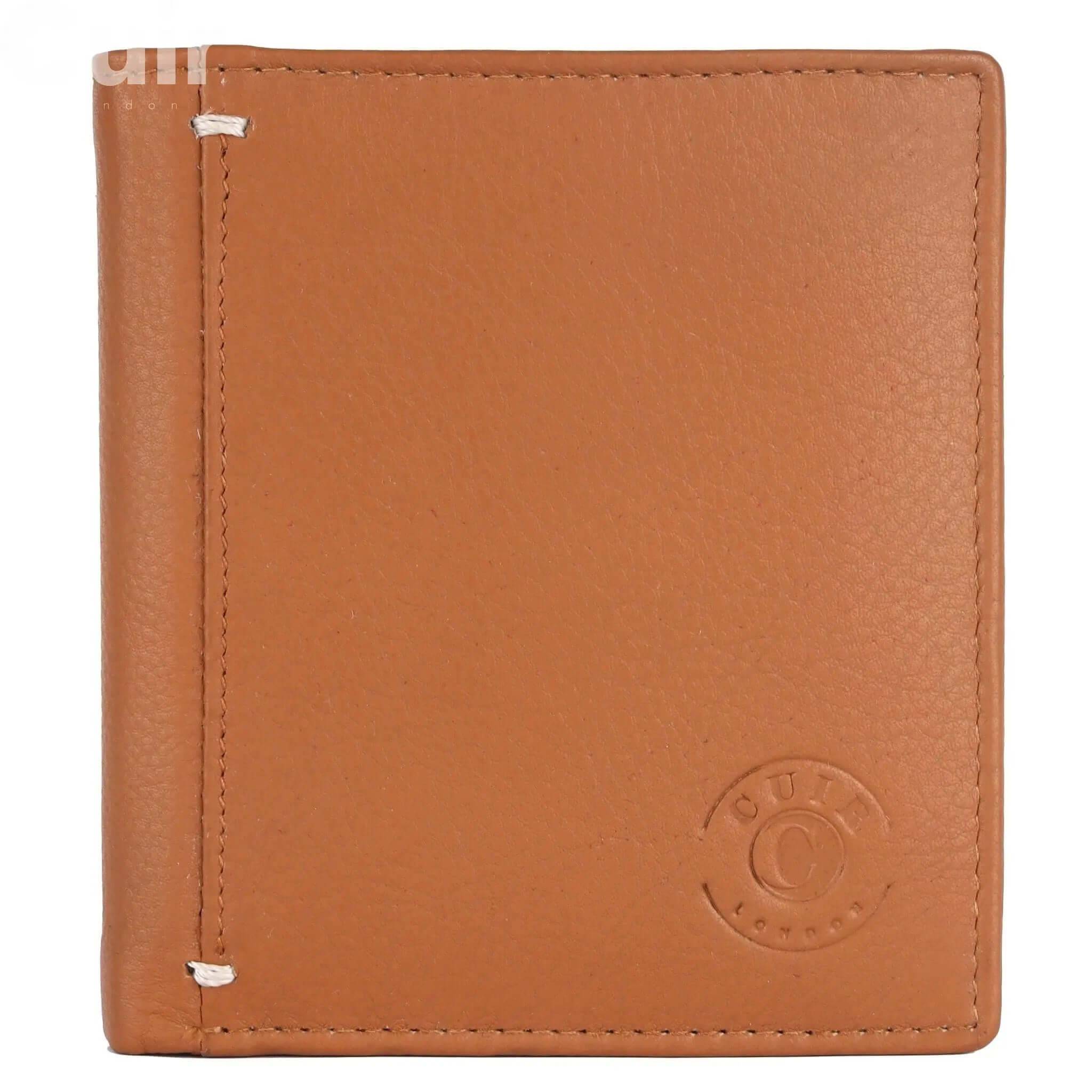 Genuine Brown Leather RFID Wallet for Men | Buff and Cow Leather | 7 Card Slots CuirLondon