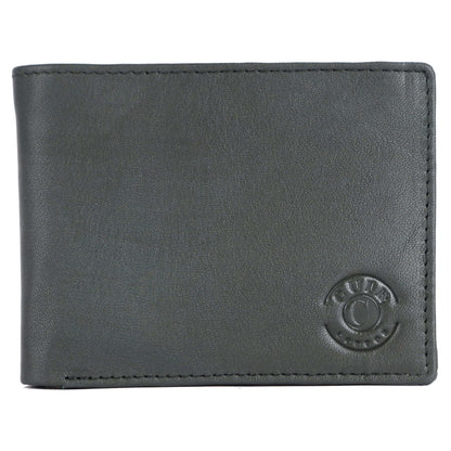 Genuine Grey NDM Wallet for Men | Buff and Cow Leather | 6 Pockets CuirLondon