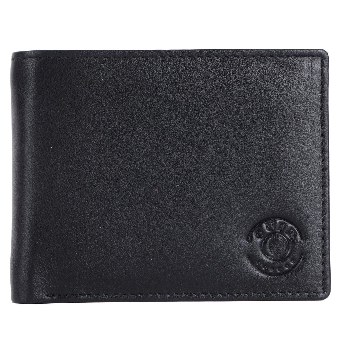 Genuine Leather RFID Black Wallet
