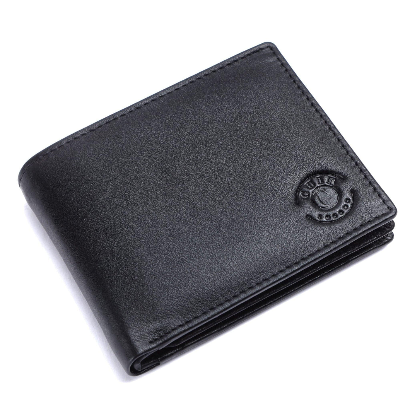 Genuine Leather RFID Black Wallet