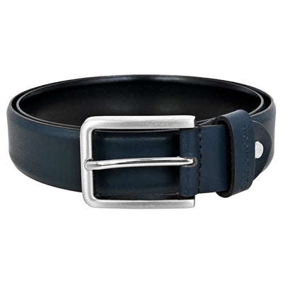 Black Anti-Scratch Leather Belt For Men - CuirLondon