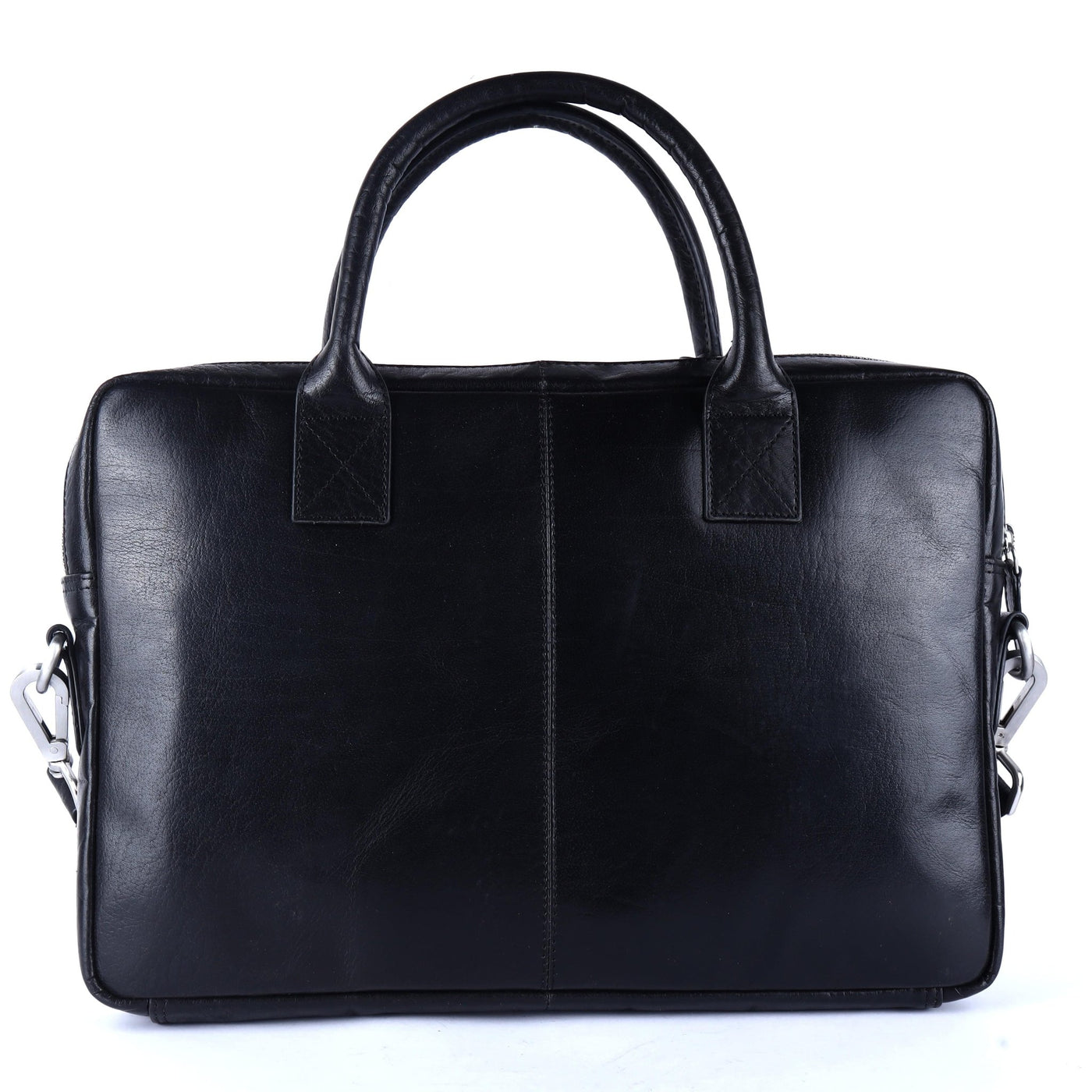 Black Leather Briefcase - CuirLondon